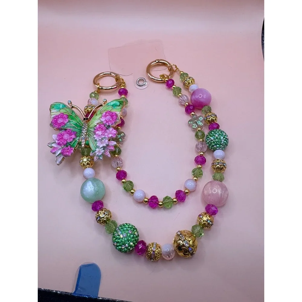 Beautiful Butterfly Phone Lanyard - NEW